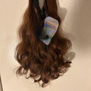 Elegant Brownish Auburn Hair Extension NWOT